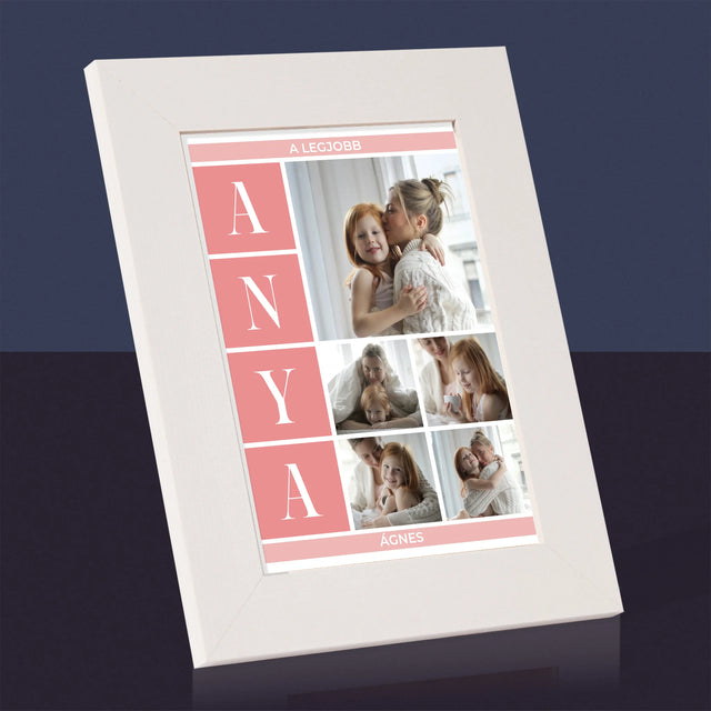 Fotókollázs: A Legjobb Anya Kollázs - Fotókeret