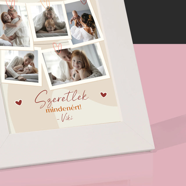 Fotókollázs: Szeretlek Téged Anyu - Fotókeret