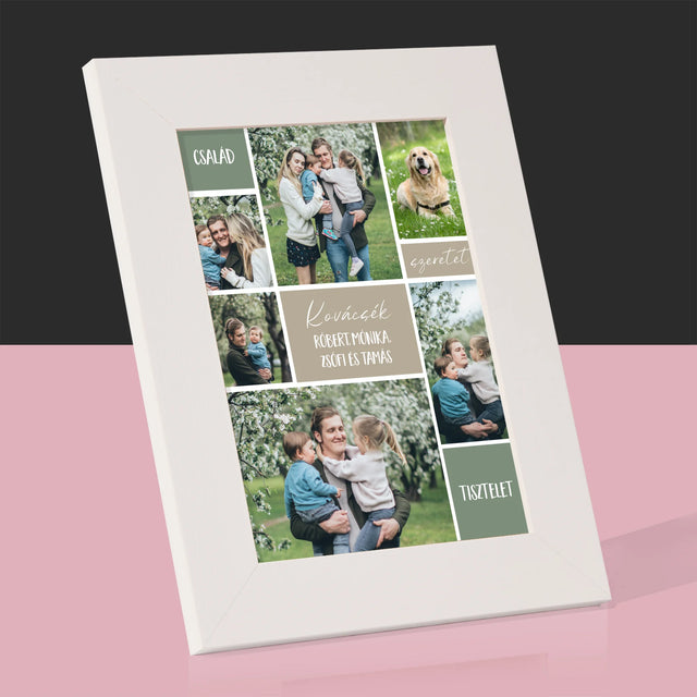 Fotókollázs: Családi Fotókollázs - Fotókeret
