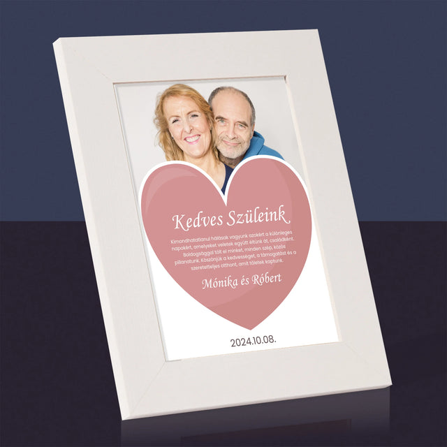 Fotó És Felirat: Szeretett Szüleink - Fotókeret