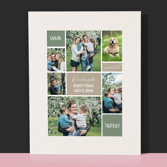 Fotókollázs: Családi Fotókollázs - Fotókeret