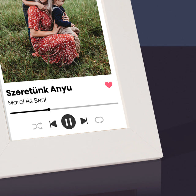 Fotó És Felirat: Szeretünk Anyu - Fotókeret