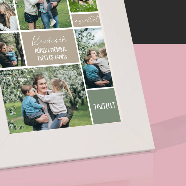 Fotókollázs: Családi Fotókollázs - Fotókeret