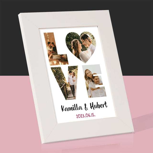 Szó Fotókból: Love A Fényképeidből - Fotókeret