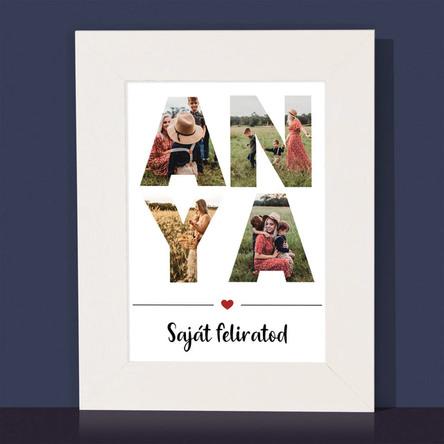 Szó Fotókból: Anya Kollázs A Képeidből - Fotókeret