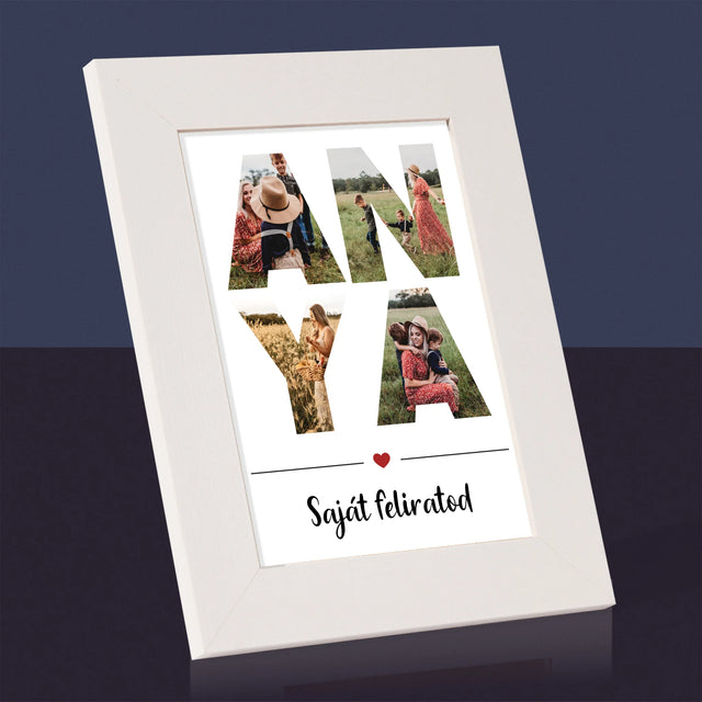 Szó Fotókból: Anya Kollázs A Képeidből - Fotókeret