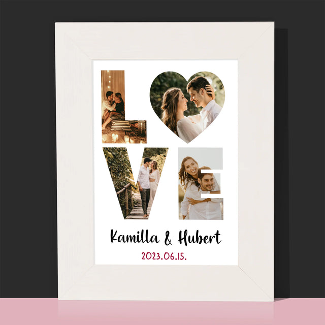 Szó Fotókból: Love A Fényképeidből - Fotókeret