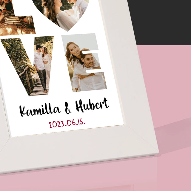 Szó Fotókból: Love A Fényképeidből - Fotókeret