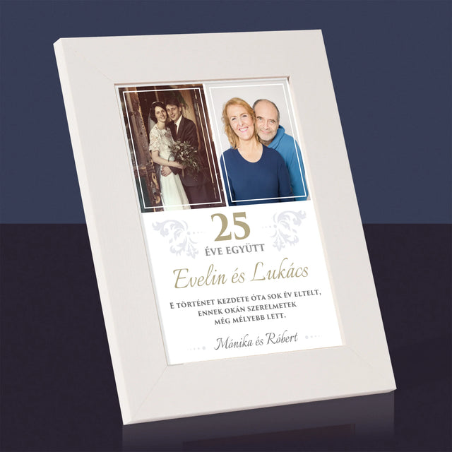 Fotókollázs: 25 Éve Együtt - Fotókeret