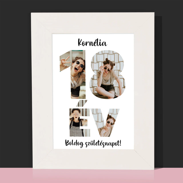 Szó Fotókból: 18 Év A Képeidből - Fotókeret