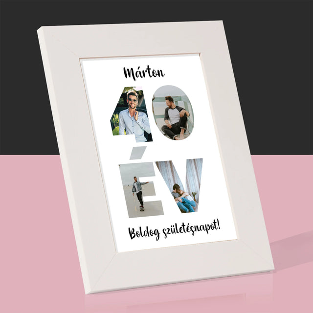 Szó Fotókból: 40 Év A Képeidből - Fotókeret