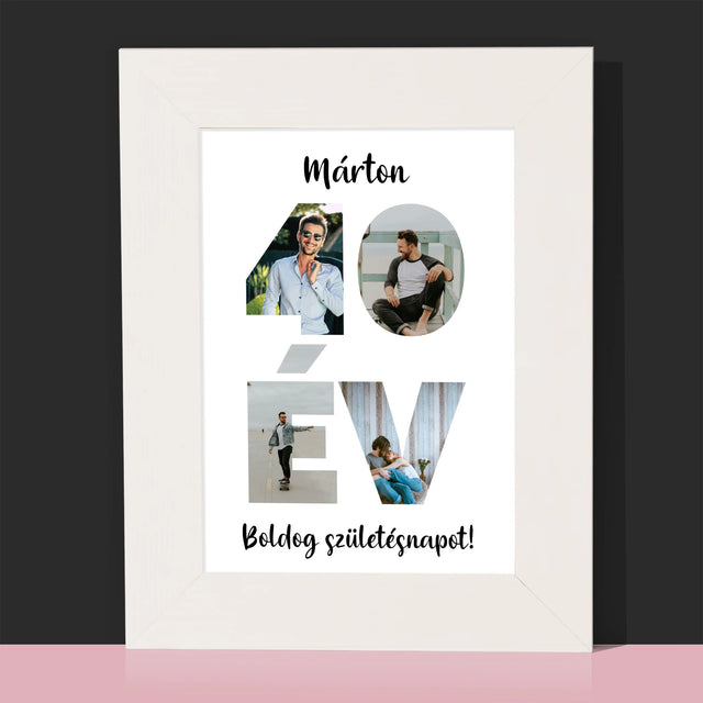 Szó Fotókból: 40 Év A Képeidből - Fotókeret