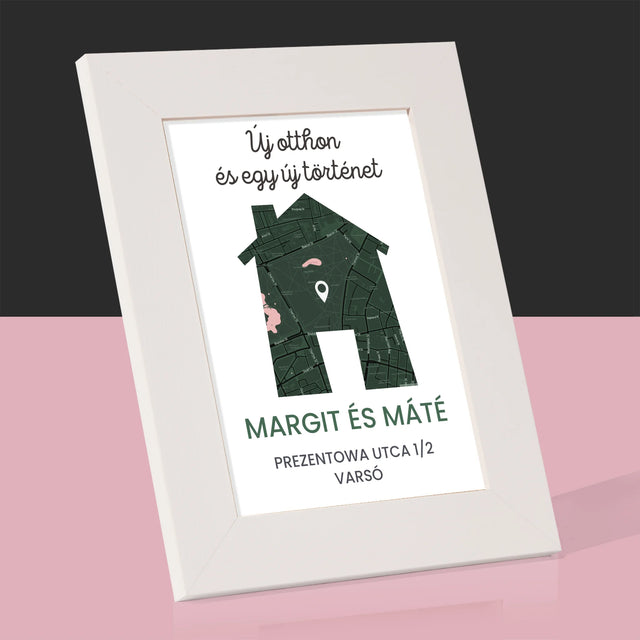 Városi Térkép: Várostérkép: Új Otthon - Fotókeret