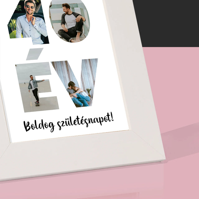 Szó Fotókból: 40 Év A Képeidből - Fotókeret