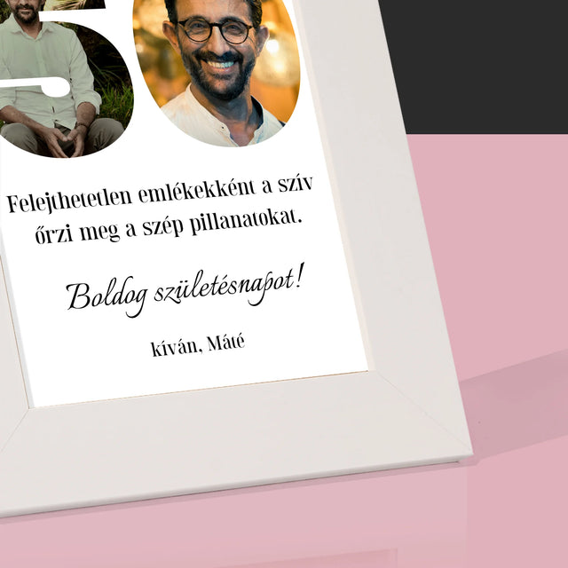 Szó Fotókból: 50 Szülinap - Fotókeret