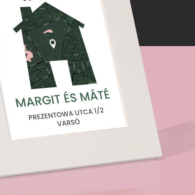 Városi Térkép: Várostérkép: Új Otthon - Fotókeret