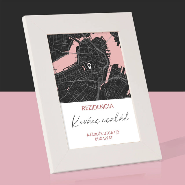 Városi Térkép: Várostérkép: Rezidencia - Fotókeret