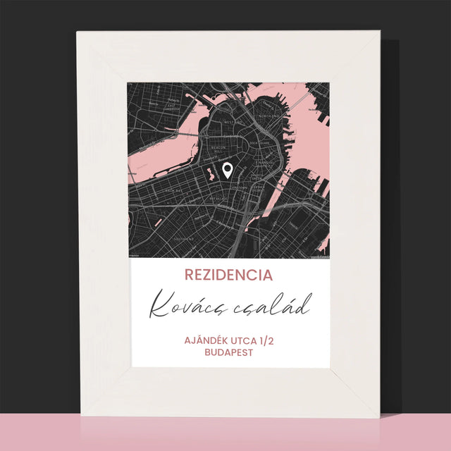Városi Térkép: Várostérkép: Rezidencia - Fotókeret