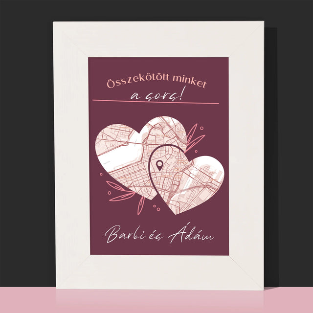 Városi Térkép: Várostérkép: A Sors - Fotókeret