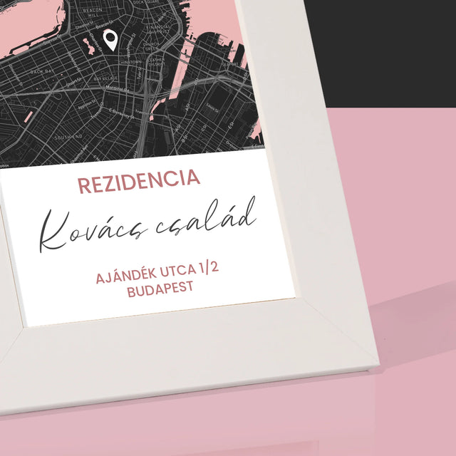 Városi Térkép: Várostérkép: Rezidencia - Fotókeret