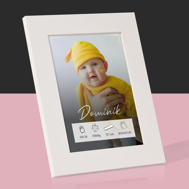 Születési Emléklap: Adatok, Keret - Fotókeret