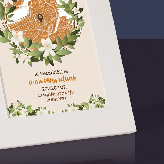 Városi Térkép: Várostérkép: Egy Közös Út Kezdete - Fotókeret