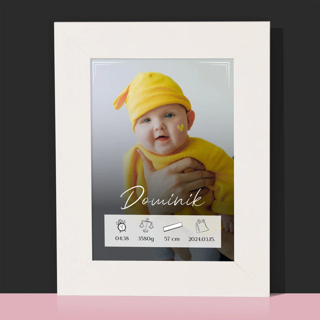 Születési Emléklap: Adatok, Keret - Fotókeret