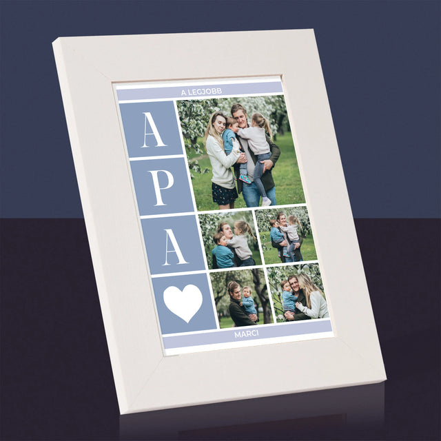 Fotókollázs: Legjobb Apa Kollázs - Fotókeret