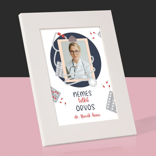 Fotó És Felirat: Nemes Lelkű Orvos - Fotókeret