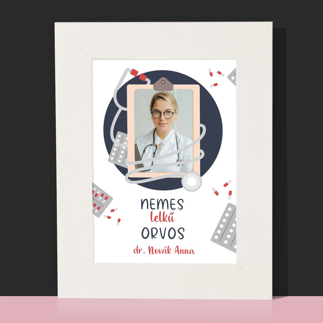 Fotó És Felirat: Nemes Lelkű Orvos - Fotókeret