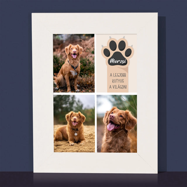 Fotókollázs: A Legjobb Kutya - Fotókeret