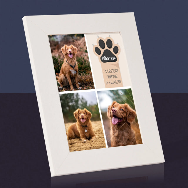 Fotókollázs: A Legjobb Kutya - Fotókeret