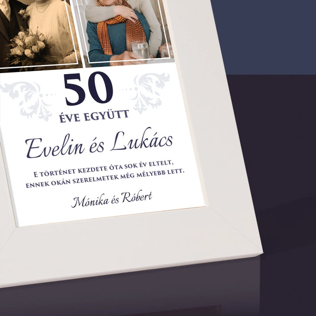 Fotókollázs: Évek Óta Együtt - Fotókeret