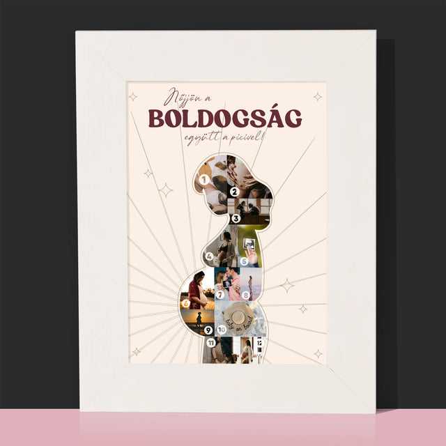 Alakzat Fotókból: Boldogság - Fotókeret