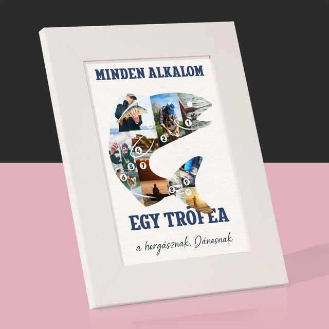 Alakzat Fotókból: Alkalom A Horgásznak - Fotókeret