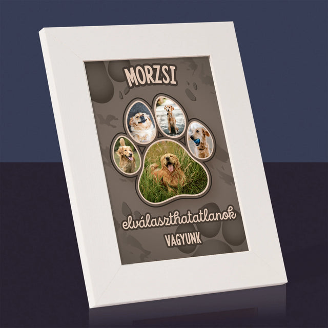 Alakzat Fotókból: Mancsnyom - Fotókeret