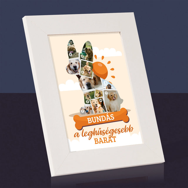 Alakzat Fotókból: Kutya - Fotókeret