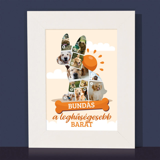 Alakzat Fotókból: Kutya - Fotókeret