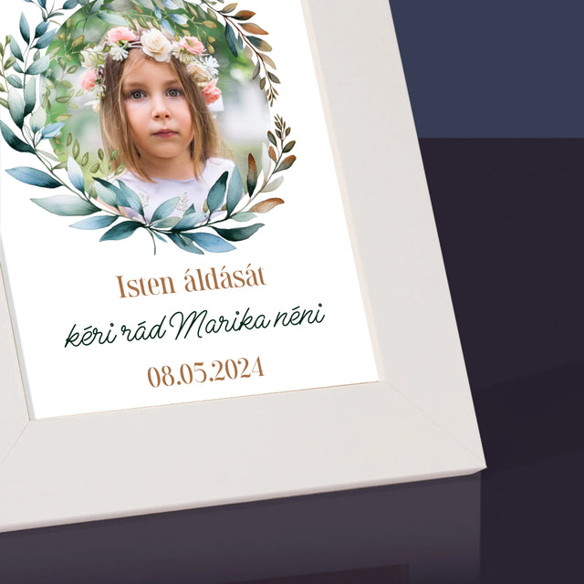 Fotó És Felirat: Első Szentáldozásod Alkalmából - Fotókeret