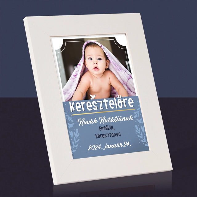 Fotó És Felirat: Keresztelőre - Fotókeret