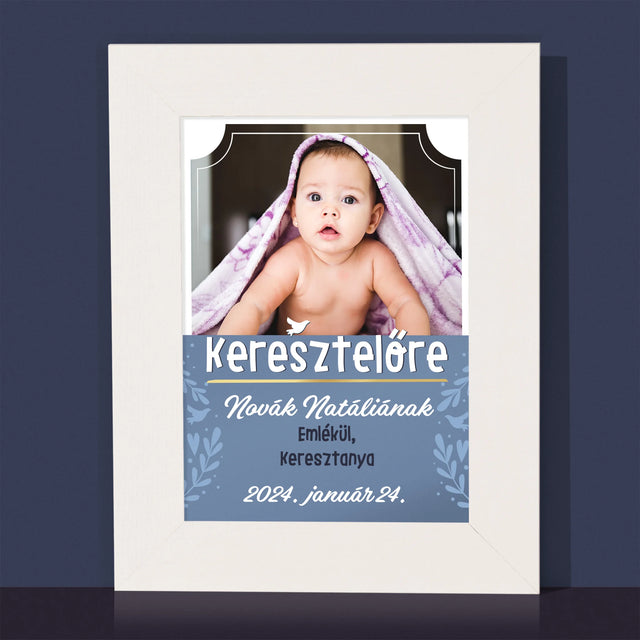 Fotó És Felirat: Keresztelőre - Fotókeret