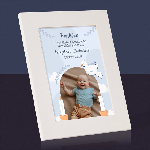 Fotó És Felirat: Keresztelőd Alkalmából Kívánságok - Fotókeret