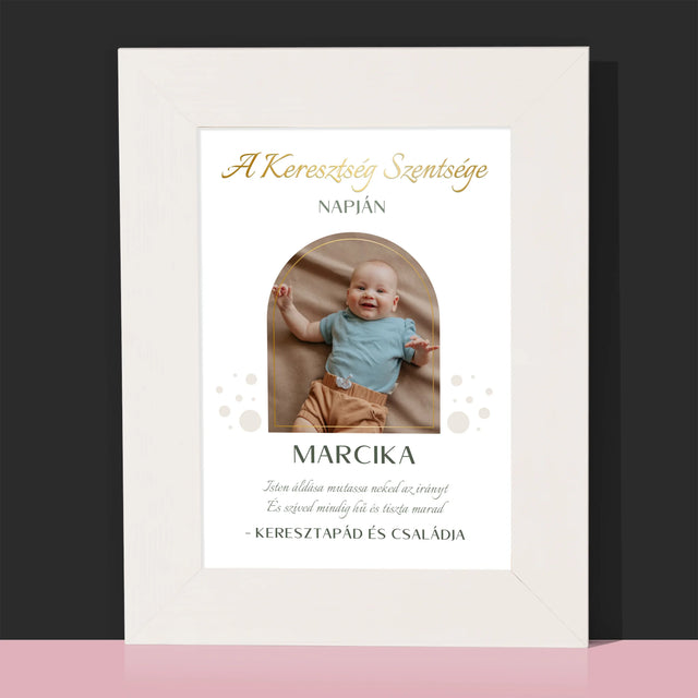 Fotó És Felirat: A Keresztség Szentsége - Fotókeret