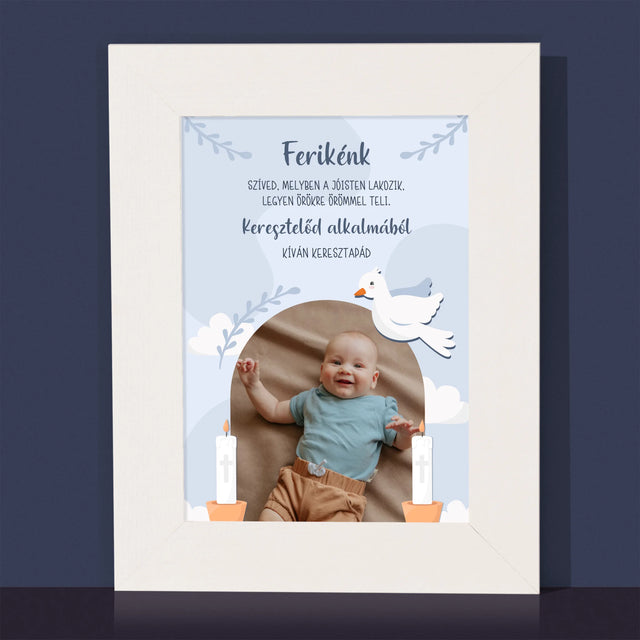 Fotó És Felirat: Keresztelőd Alkalmából Kívánságok - Fotókeret