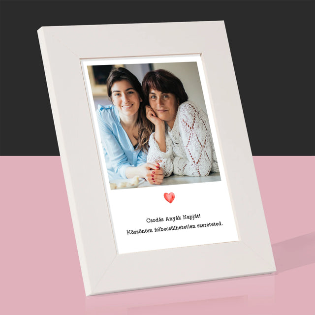 Fotó És Felirat: Üdvözlőlap Anyának - Fotókeret