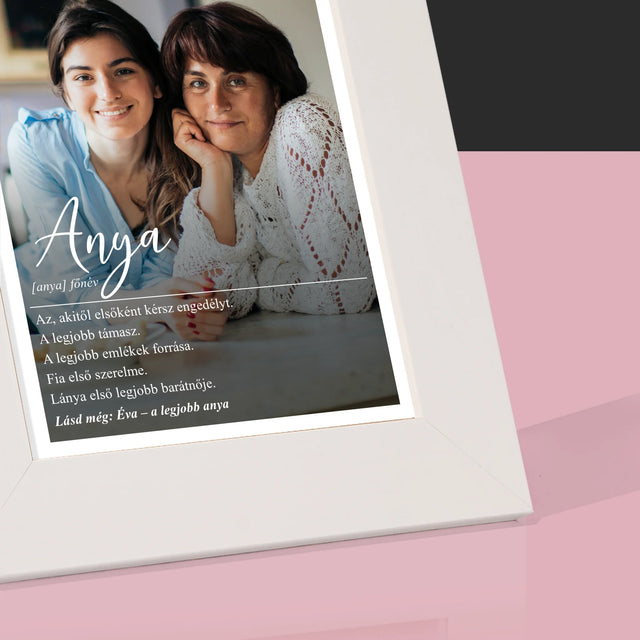 Fotó És Felirat: Anya, Fogalom - Fotókeret