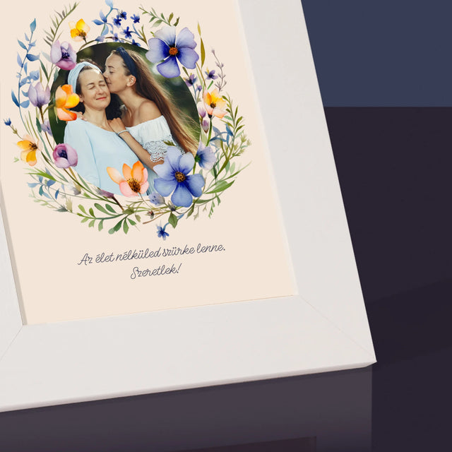 Fotó És Felirat: Sok Boldogságot Anyák Napja Alkalmából - Fotókeret