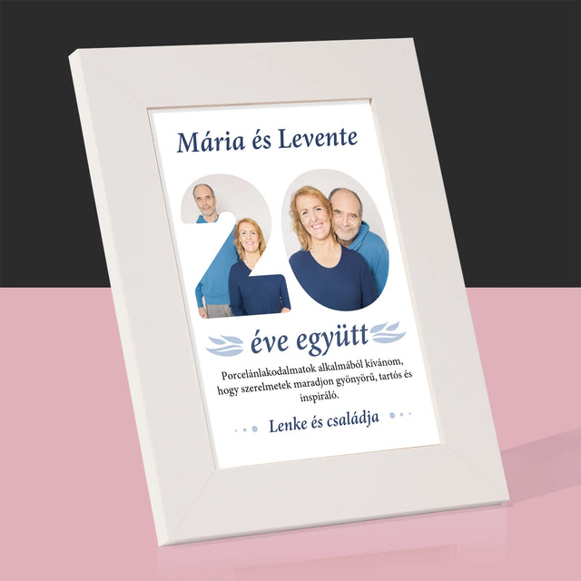 Szó Fotókból: 20 Éve Együtt - Fotókeret