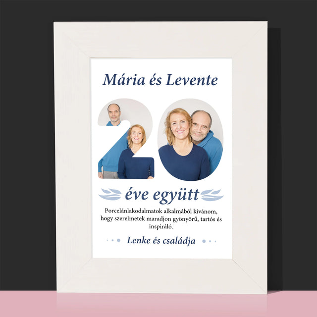Szó Fotókból: 20 Éve Együtt - Fotókeret