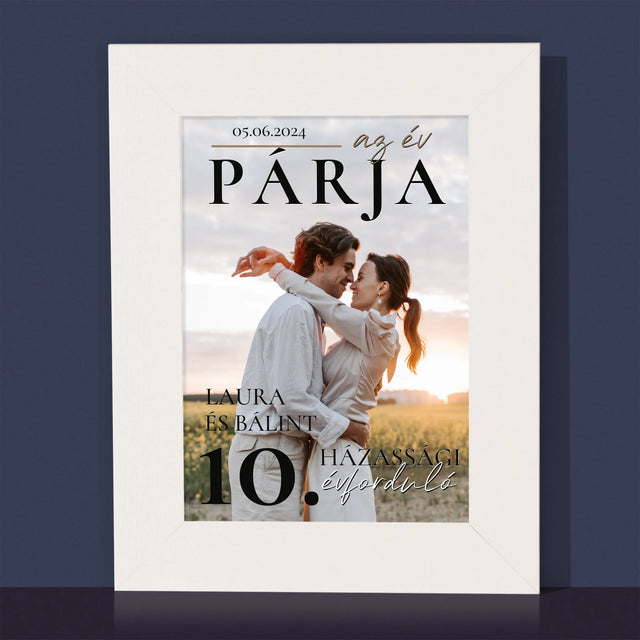 Újság Címlap: Az Év Párja - Fotókeret